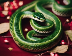 Chinese, New Year, Green, Wood, Snake, 2025